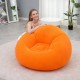 Надувное кресло-пуф Inflatable Sofa / Надувное кресло-мешок 110×110×85 см Оранжевый