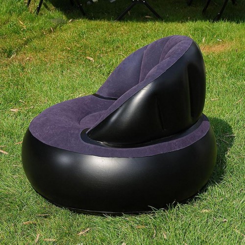 Надувное кресло AIR SOFA / Надувное велюровое кресло 80×80×67см Темно-сиинй Надувное кресло AIR SOFA / Надувное велюровое кресло 80×80×67см Темно-сиинй