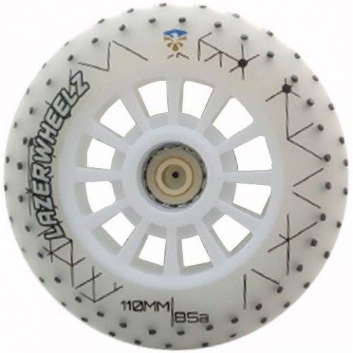 Светящиеся колеса с кремниевыми вставками Flying Eagle Lazerwheels Whitefire - 3 шт