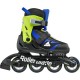 Дитячі фітнес ролики Rollerblade Microblade Синьо-салатові 33-36,5