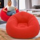Надувне крісло-пуф Inflatable Sofa / Надувне крісло-мішок 110×110×85 см Червоний