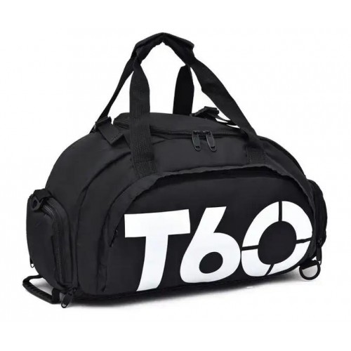 Спортивная сумка для спортивных вещей черного цвета T60 Сумка-рюкзак спортивная на 35 л Спортивная сумка для спортивных вещей черного цвета T60 Сумка-рюкзак спортивная на 35 л