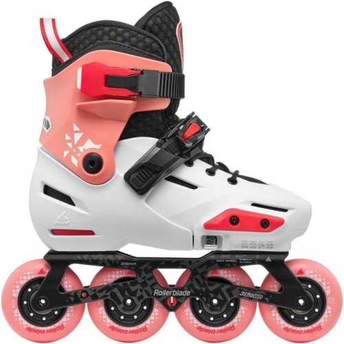 Фрискейт ролики для девочки Rollerblade Apex platinum-coral 29-32 размера Фрискейт ролики для девочки Rollerblade Apex platinum-coral 29-32 размера
