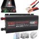 Автомобильный инвертор 1500 Вт, 12–220 В, 2×USB, чистый синус / Инвертор для котла и техники