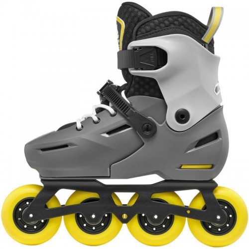 Детские фрискейт ролики Rollerblade Apex серо-желтые 33-36,5 размера Детские фрискейт ролики Rollerblade Apex серо-желтые 33-36,5 размера