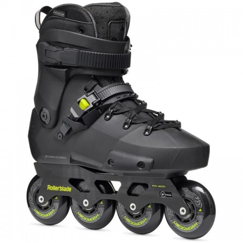 Роликовые коньки для активного катания Rollerblade Twister XT black-lime на ногу 25 см