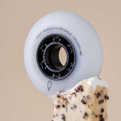 Flying Eagle Crocanti 76 mm 88a white - 4 колеса