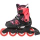 Раздвижные детские ролики Rollerblade Microblade SL размер 33-36,5 черно-красные