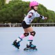 Раздвижные детские ролики Rollerblade Microblade SL размер 28-32 черно-голубые