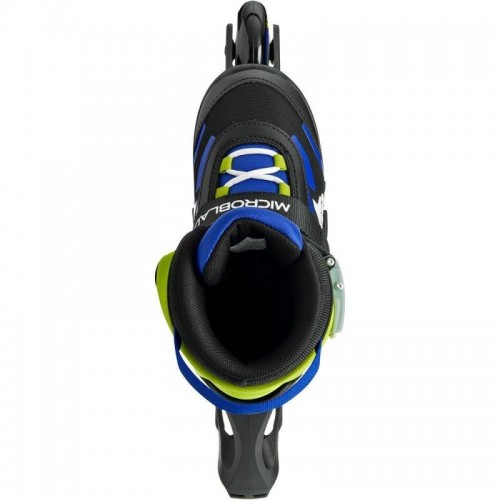 Дитячі фітнес ролики Rollerblade Microblade Синьо-салатові 33-36,5 Дитячі фітнес ролики Rollerblade Microblade Синьо-салатові 33-36,5