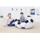 Надувное кресло-пуф Inflatable Sofa / Надувное кресло-мешок 110×110×85 см Черно-белый