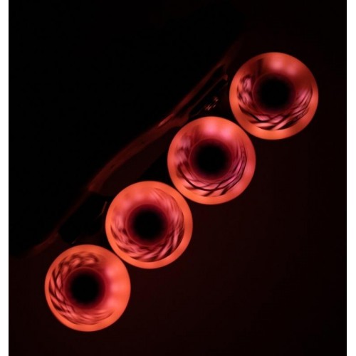 LED колеса для роликових ковзанів Flying Eagle Lazer Sliders Red