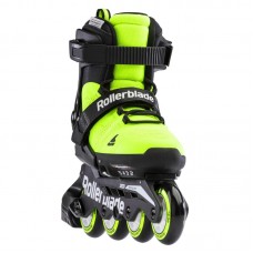 Ролики Rollerblade Microblade SE Black/Lime для дитини 28-32 розмір