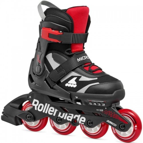 Дитячі ролики на хлопця Rollerblade Microblade black/red 28-32