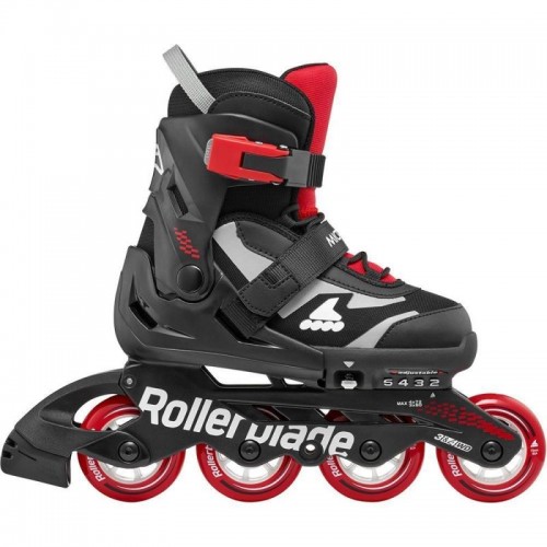 Дитячі ролики на хлопця Rollerblade Microblade black/red 28-32 Дитячі ролики на хлопця Rollerblade Microblade black/red 28-32