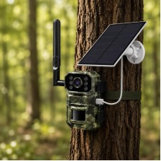 Мисливська камера нічного бачення на сонячній батареї / Фототоловушка 4G з датчиком руху AND A8-T31