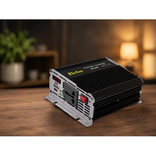 Перетворювач AC/DC RPI 500W SU-KAM / Перетворювач напруги з вольтметром / Автомобільний інвертор 12-220 В