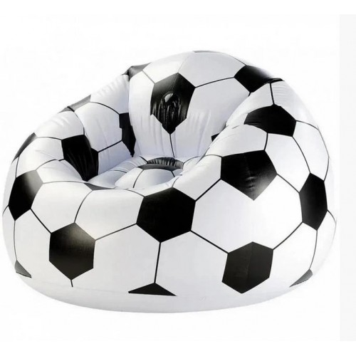 Надувное кресло-пуф Inflatable Sofa / Надувное кресло-мешок 110×110×85 см Черно-белый Надувное кресло-пуф Inflatable Sofa / Надувное кресло-мешок 110×110×85 см Черно-белый