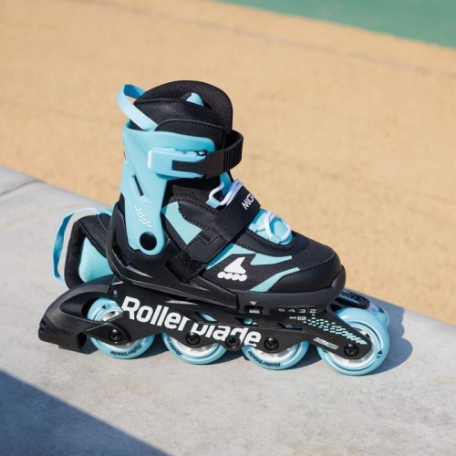 Дитячі розсувні ролики Rollerblade Microblade Бірюзові 28-32 Дитячі розсувні ролики Rollerblade Microblade Бірюзові 28-32