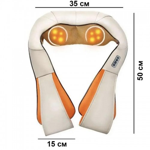 Роликовий масажер для шиї та плечей з підігрівом, Massager of Neck Kneading