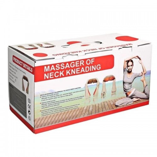 Роликовий масажер для шиї та плечей з підігрівом, Massager of Neck Kneading