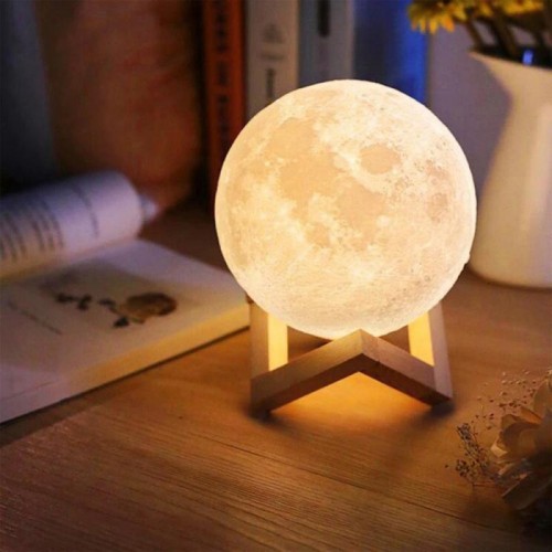 Настольный светильник ночник RGB Magic 3D Moon Light