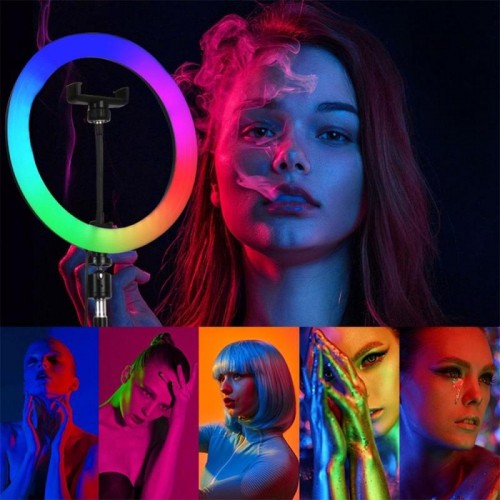 Кольцевая RGB лампа 30 см MJ 300 Soft Ring Light Кольцевая RGB лампа 30 см MJ 300 Soft Ring Light