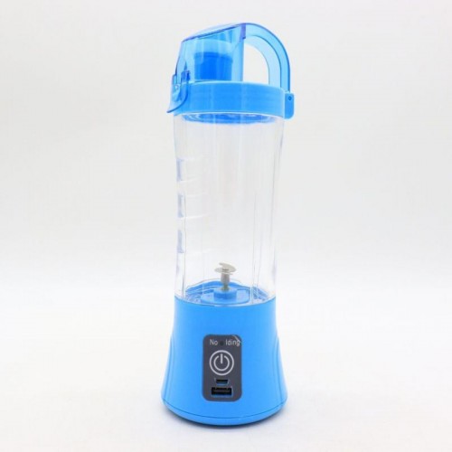 Аккумуляторный мини-блендер на 380мл Juicer NG-01, 2000мАч, USB, Синий Аккумуляторный мини-блендер на 380мл Juicer NG-01, 2000мАч, USB, Синий