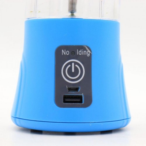 Аккумуляторный мини-блендер на 380мл Juicer NG-01, 2000мАч, USB, Синий Аккумуляторный мини-блендер на 380мл Juicer NG-01, 2000мАч, USB, Синий