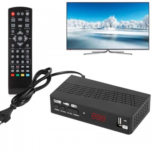 Тюнер DVB-T2 0967 з підтримкою wi-fi адаптера