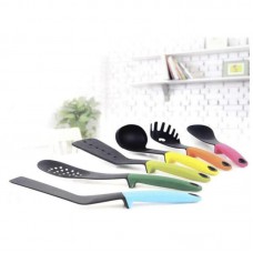 Набір кухонного приладдя Kitchen Cutlery Sets 6 предметів з підставкою