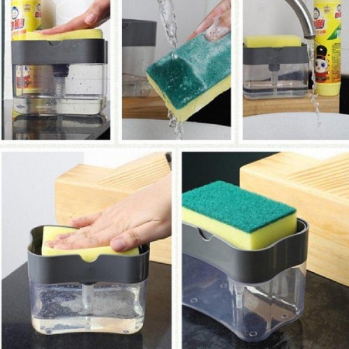Диспенсер для миючого засобу Soap Pump Sponge Caddy