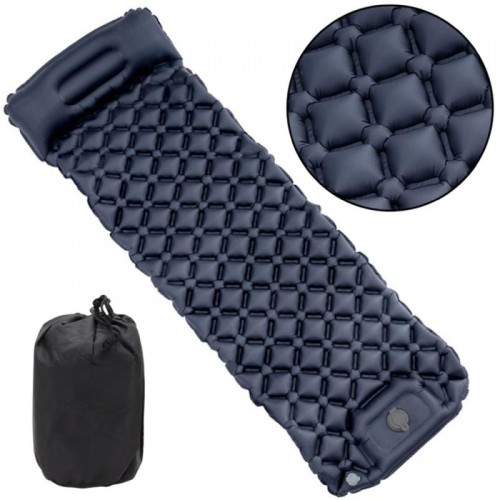 Надувний каремат (188х58х6см) для кемпінгу Outdoor Sleeping Black