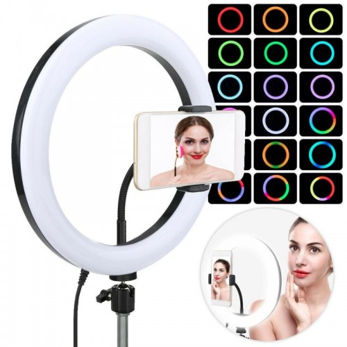 Кільцева LED лампа MJ33, 33 см, RGB Кільцева LED лампа MJ33, 33 см, RGB