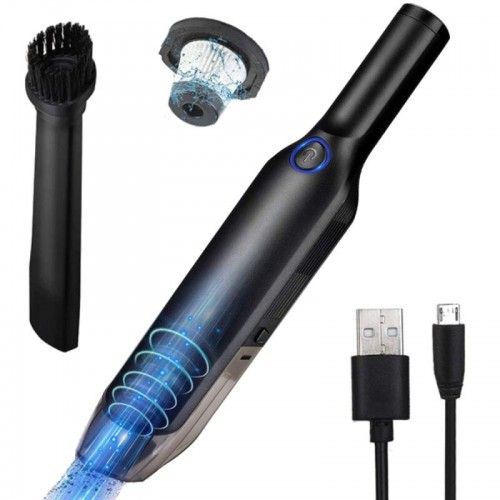 Беспроводной автомобильный пылесос Car vacuum cleaner, с USB зарядкой
