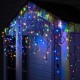 Гирлянда Бахрома, от сети, 5 м, 120LED, Мультицветной