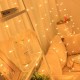 Гірлянда штора від мережі, 3х2м, 240LED, G-49, Теплий білий