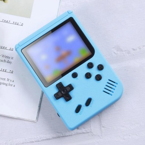 Ігрова приставка Game Box Plus, 500 ігор, Блакитна