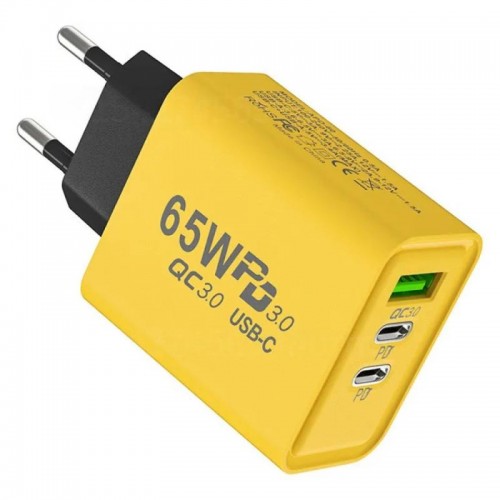 Адаптер для заряджання 65W, 1xUSB 2хType-C