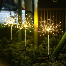 Садовий ліхтар на сонячній батареї Феєрверк 150LED з 8 режимами