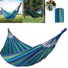 Підвісний тканинний гамак мексиканець 80х200 см, EL-1166, Синій із зеленим
