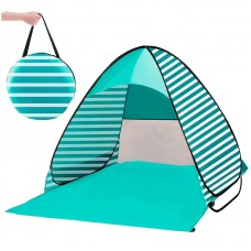 Пляжна палатка автоматична Stripe 150х165х110 см зелена
