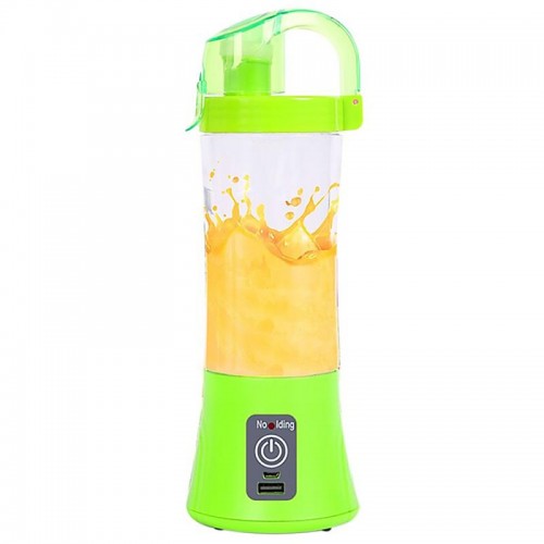 Акумуляторний міні-блендер на 400мл Juicer NG-01, 2000мАч, USB, Зелений