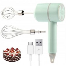 Портативний акумуляторний міксер з USB зарядкою 30Вт