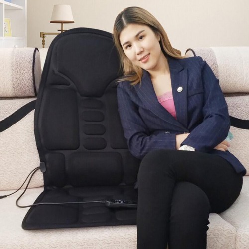 Масажна накидка на крісло авто від мережі та прикурювача, Massage LY54