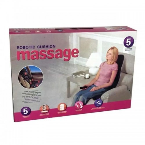 Масажна накидка на крісло авто від мережі та прикурювача, Massage LY54