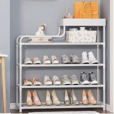 Полиця для взуття CLOTHES RACK на 4 полиці 78,5х21х54 см, біла