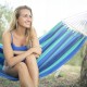 Підвісний гамак із планкою 80*200 см, Синій