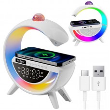 RGB лампа із Bluetooth колонкою та бездротовою зарядкою BT 3402