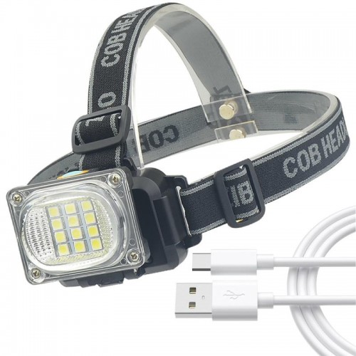 Налобний ліхтар від USB, 5Вт, 200лм, 6659A